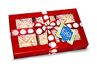 white chocolate peppermint bark gift